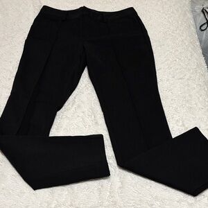 INC International Concepts Women's Classic Black Straight Leg Trousers